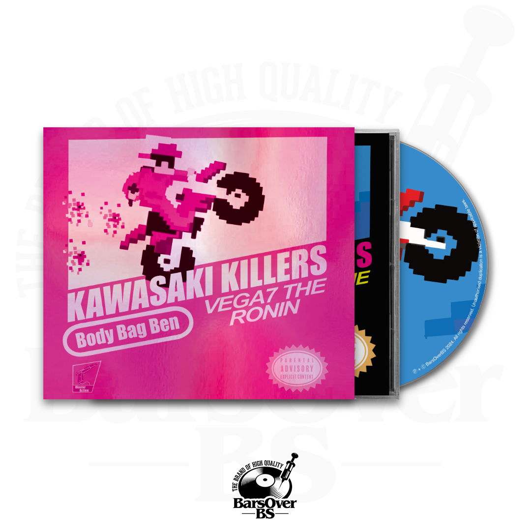 Vega7 The Ronin x Body Bag Ben - Kawasaki Killers (BarsOverBS Holograp BarsOverBS Records Vega7 The Ronin x Body Bag Ben - Kawasaki Killers (BarsOverBS Holograp BarsOverBS Records