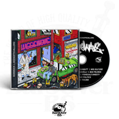 BoriRock x BeenOfficialLord - WiggieWave Presented By 1000 Words (Alt Cover Jewel Case CD) (Glass Mastered CD)