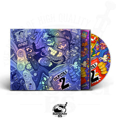 Estee Nack x Giallo Point - Papitas 2 (BarsOverBS Holographic O-Card Jewel Case CD) (Glass Mastered CD) (ONLY 10)