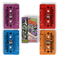Mickey Diamond x Ral Duke - Super Shredder Bundle (All 4 Turtle Colored Cassette Tapes)(ONE PER PERSON/HOUSEHOLD) (SAVE TIME & $15 BUCKS)
