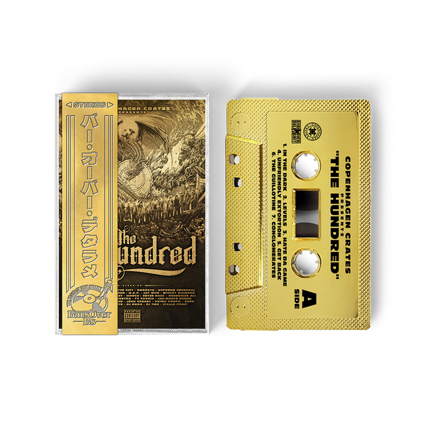 Copenhagen Crates - The Hundred (RETRO GOLD BarsOverBS Cassette Tape) (ONE PER CUSTOMER)