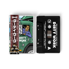 Pro Dillinger x Wino Willy - Dirty Work (Cassette Tape With Obi Strip) (1ST 30 Orders Come With Collectors Card)