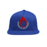 Malice At The Palace Snapback Hat (Detroit Pistons Colors)