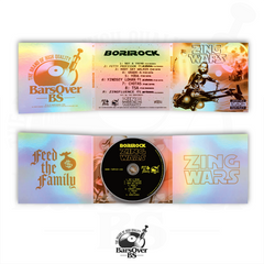 BoriRock - Zing Wars (Alternate Cover) (BarsOverBS Holographic Digipak CD) (Chase The Chase CD's!) (ONE PER PERSON)