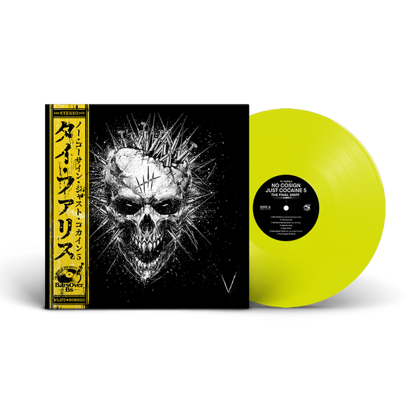 Ty Farris - No Cosign Just Cocaine 5 (Skull Cover) (Obi Strip) Lemonhead Vinyl (PROMO)