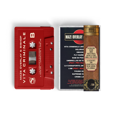 Maze Overlay - Vita Criminale Cassette Tape With Cigar Obi Strip