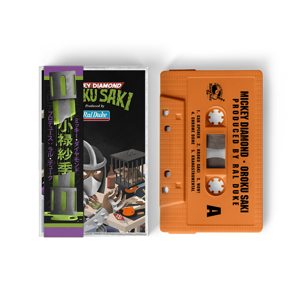 Mickey Diamond x Ral Duke - Oroku Saki Cassette Tape + Obi Strip (Michelangelo Edition)