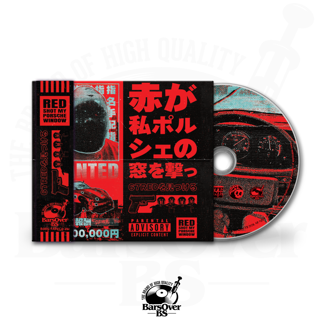 067Red - Red Shot My Porsche Window (Alternate Cover Digipak CD) (Available Until Saturday Midnight EST)