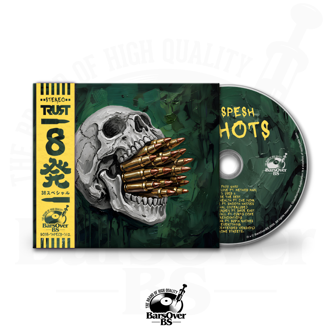 38 Spesh - 8 Shots (Deluxe Edition) (Bonus Tracks Featuring Rome Streetz + Fools Mate Track) (Digipak CD With Obi Strip)