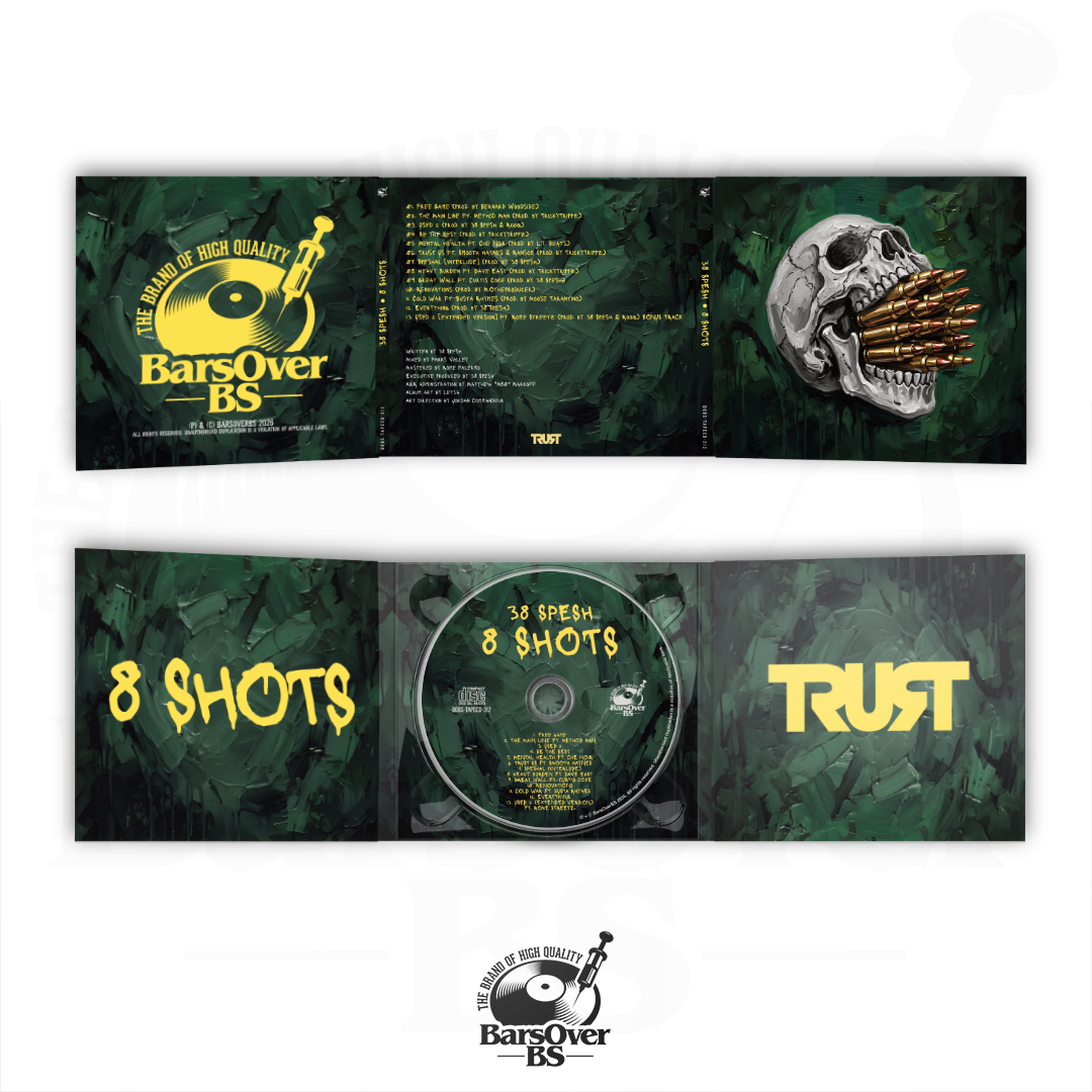 38 Spesh - 8 Shots (Deluxe Edition) (Bonus Tracks Featuring Rome Streetz + Fools Mate Track) (Digipak CD With Obi Strip)