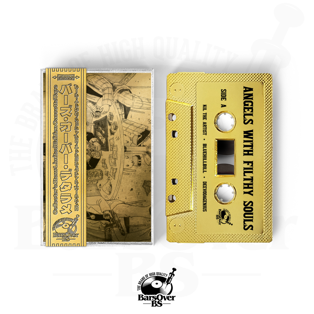 DeevoDaGenius x BlueHillBill x Kil The Artist - Angels With Filthy Souls (Main Artwork) (BarsOverBS Gold Tape) (2 Bonus Tracks) (ONLY 5) (ONE PER PERSON)