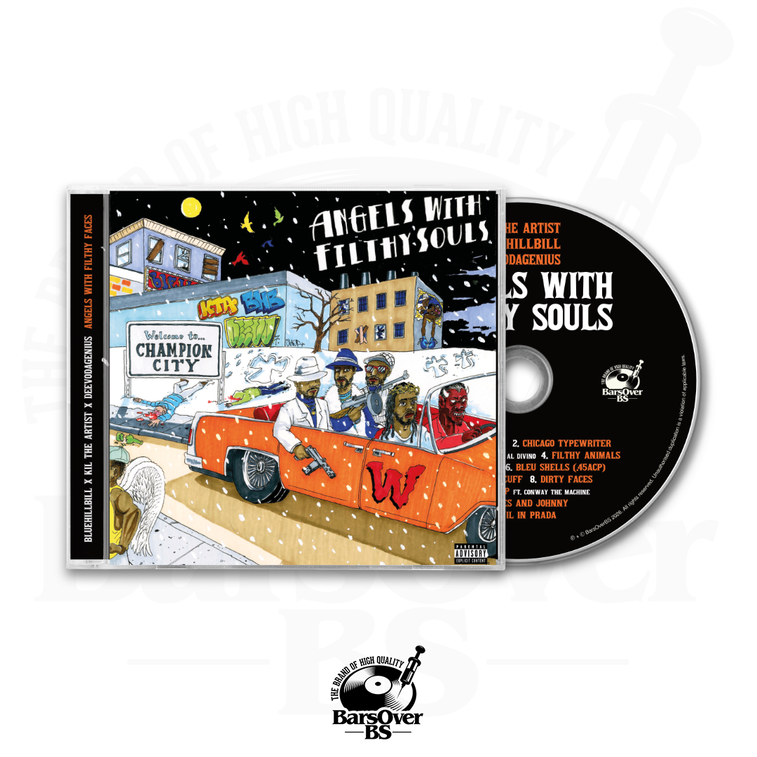 DeevoDaGenius x BlueHillBill x Kil The Artist - Angels With Filthy Souls (Alternate Artwork) (Jewel Case CD) (2 Bonus Tracks) (ONLY 10)