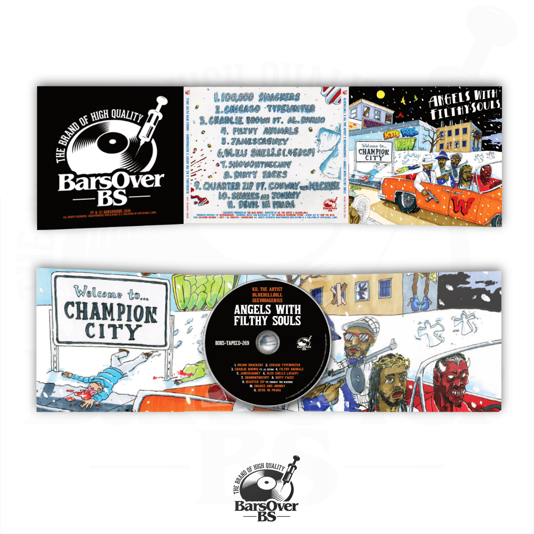DeevoDaGenius x BlueHillBill x Kil The Artist - Angels With Filthy Souls (Alternate Artwork) (Digipak CD With Obi Strip) (2 Bonus Tracks) (ONLY 10)