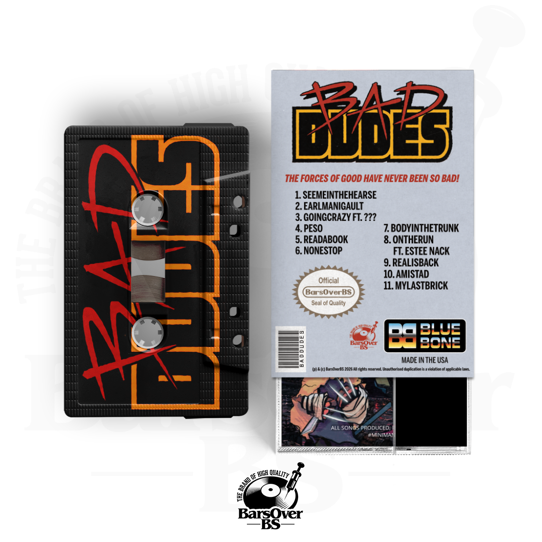 BlueHillBill x Boneweso - Bad Dudes (Special Limited Edition) (Cassette Tape With O-Card) (ONLY ON SALE FOR 10 MINS) (NO PROMO SALE)