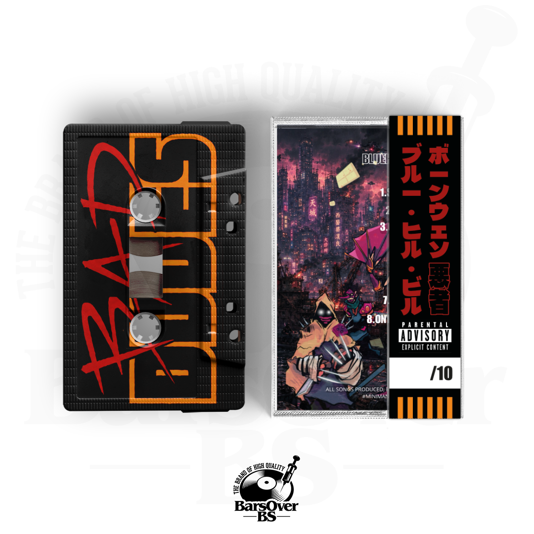 BlueHillBill x Boneweso - Bad Dudes (Main Cover) (Cassette Tape With Obi Strip)