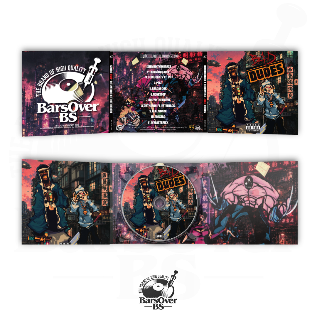 BlueHillBill x Boneweso - Bad Dudes (Main Cover) (Digipak CD With Obi Strip)