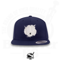 BarsOverBS Cocaine Skull Hat (Dark Blue With White Skull)