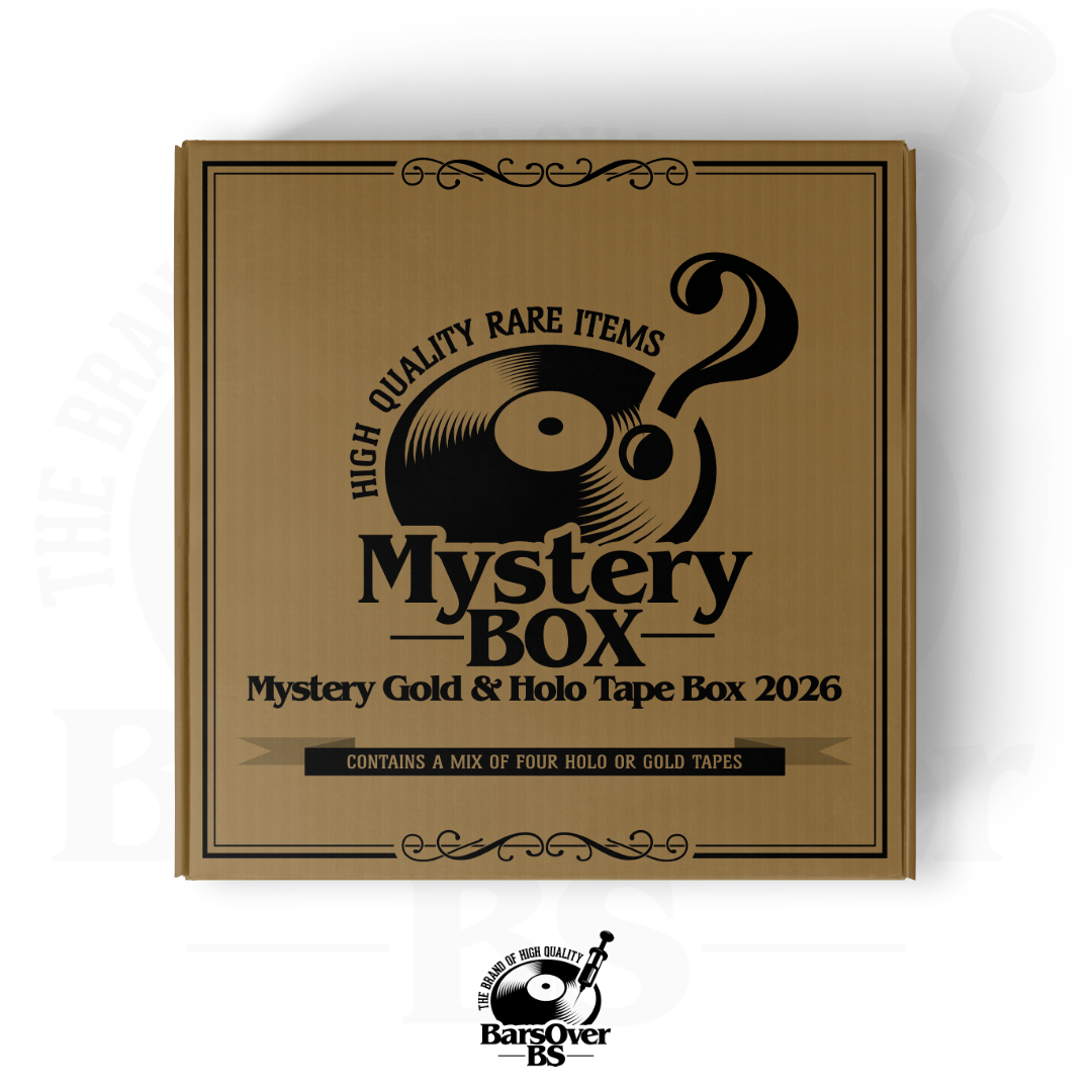 2026 Gold Mystery Box (A Mixture Of 4 Gold & Holographic Tape) (Box Contains 4 Tapes)