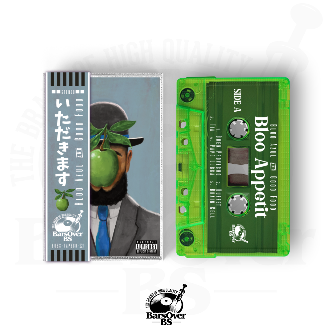 Bloo Azul x Good Food Music - Bloo Appetit (Cassette Tape With Obi Strip)