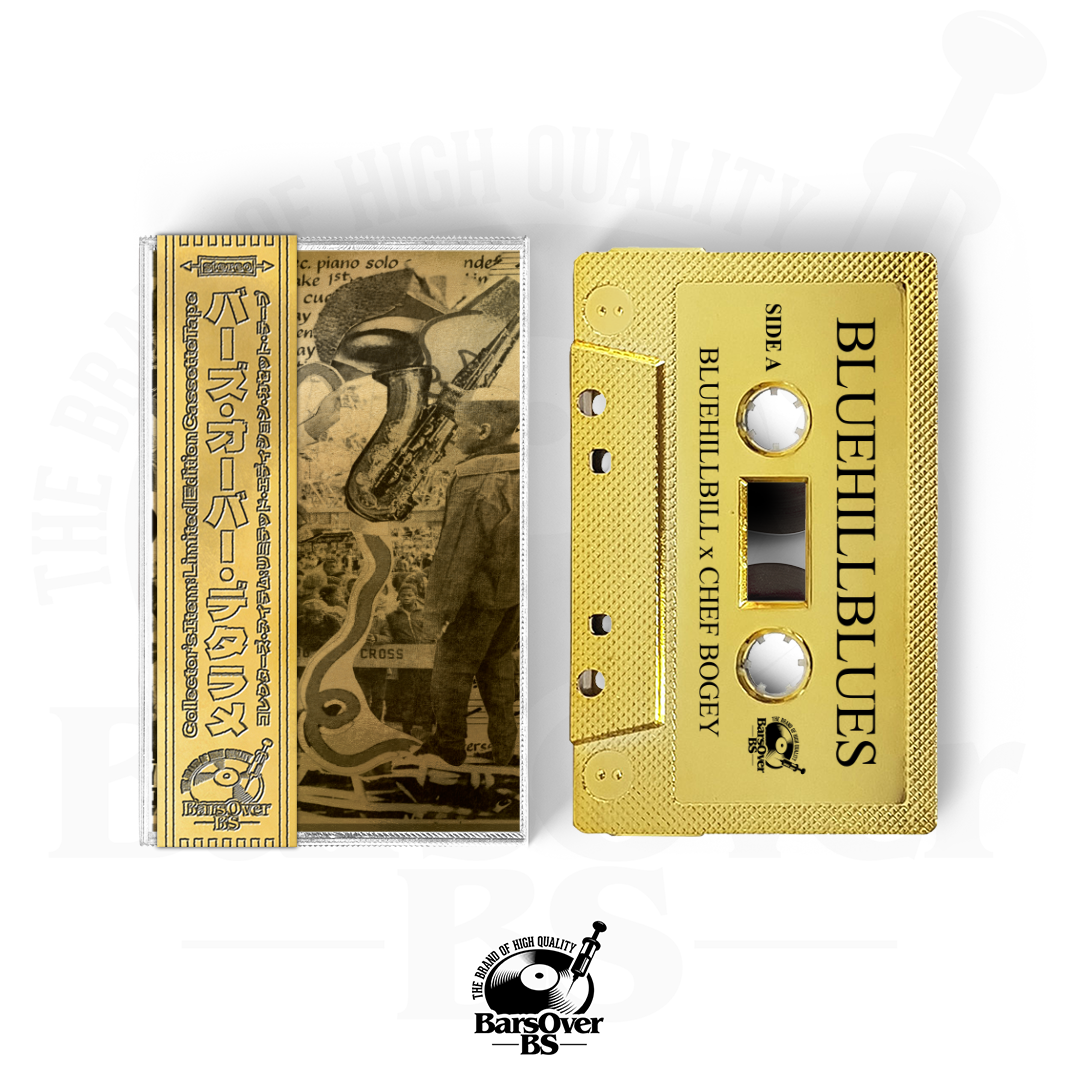 BlueHillBill x Chef Bogey - BlueHillBlues (Alternate Cover) (BarsOverBS Gold Tape) (ONLY 5) (ONE PER PERSON)