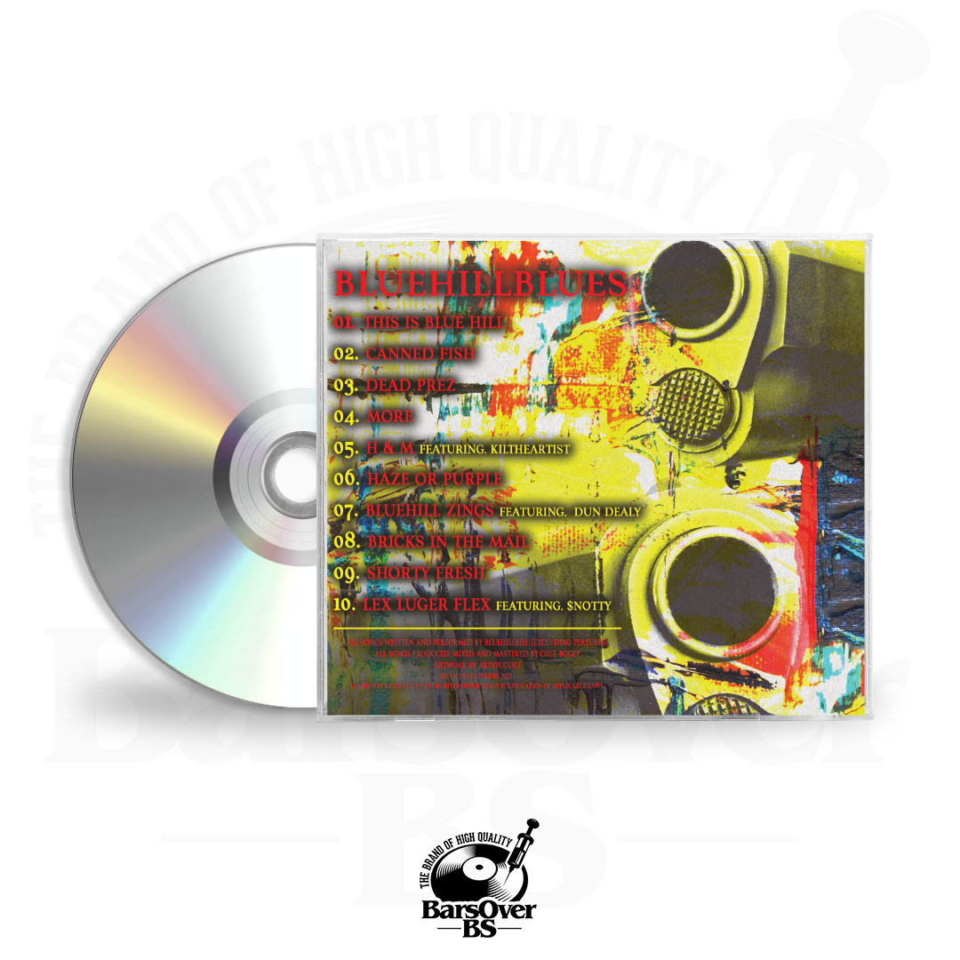 BlueHillBill x Chef Bogey - BlueHillBlues (Jewel Case CD) (Main Cover) (ONLY 10)