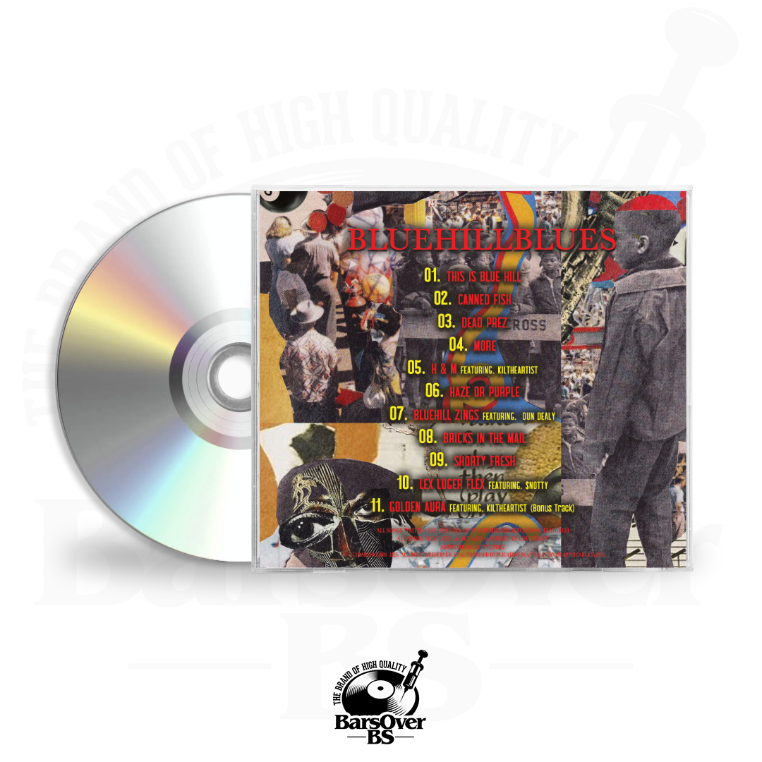 BlueHillBill x Chef Bogey - BlueHillBlues (Jewel Case CD) (Alternate Cover) (ONLY 5)