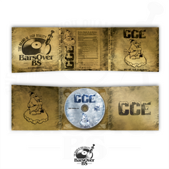 Estee Nack x Al Divino x Grubby Pawz (BarsOverBS Gold Digipak CD) (Glass Mastered CD) (ONLY 10) (ONE PER PERSON)