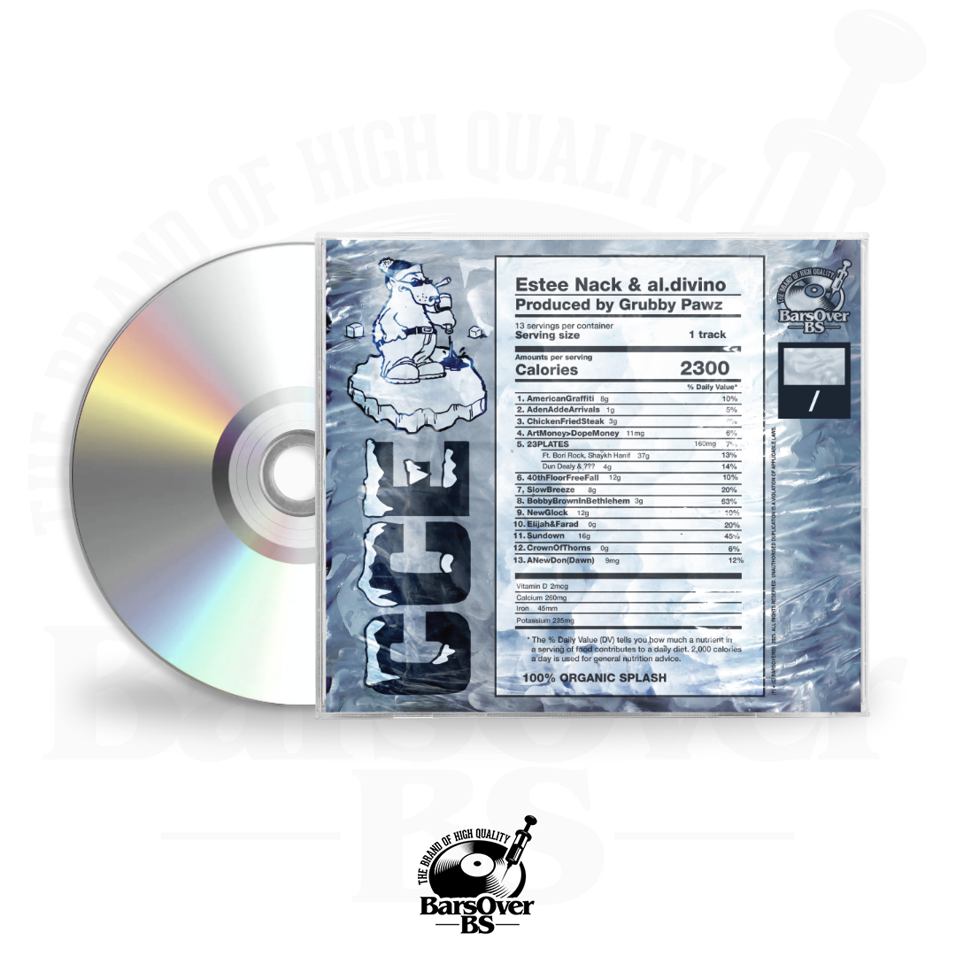 Estee Nack x Al Divino x Grubby Pawz (Jewel Case CD) (Glass Mastered CD) (ONLY 10)