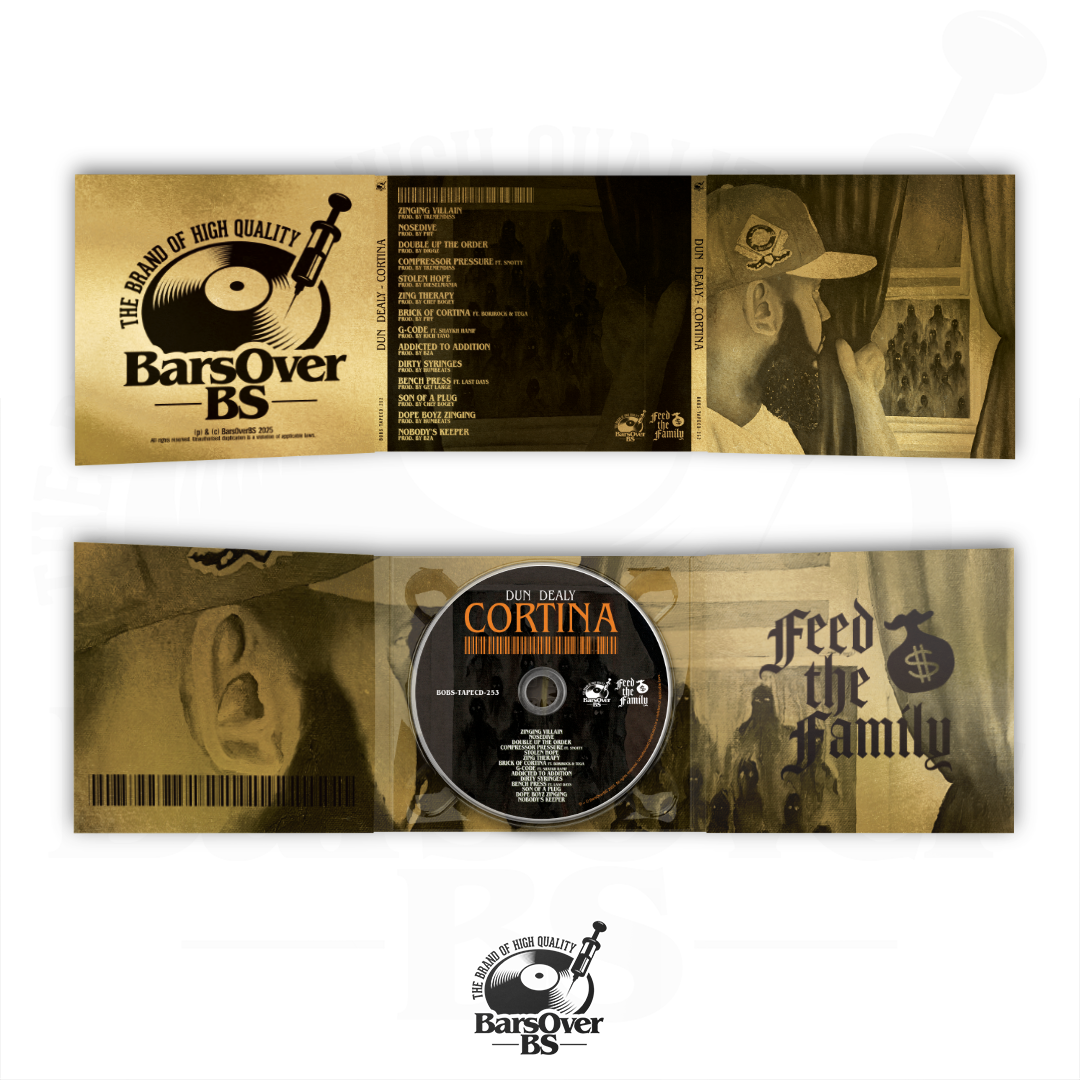 Dun Dealy - Cortina (BarsOverBS Gold Digipak CD) (ONLY 5) (ONE PER PERSON)