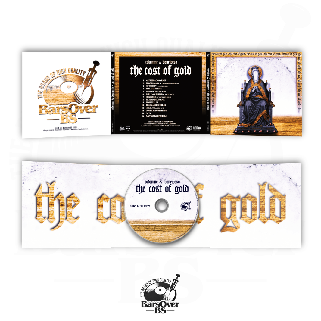 Codenine x Boneweso - The Cost Of Gold (Digipak CD) (SUPER LIMITED