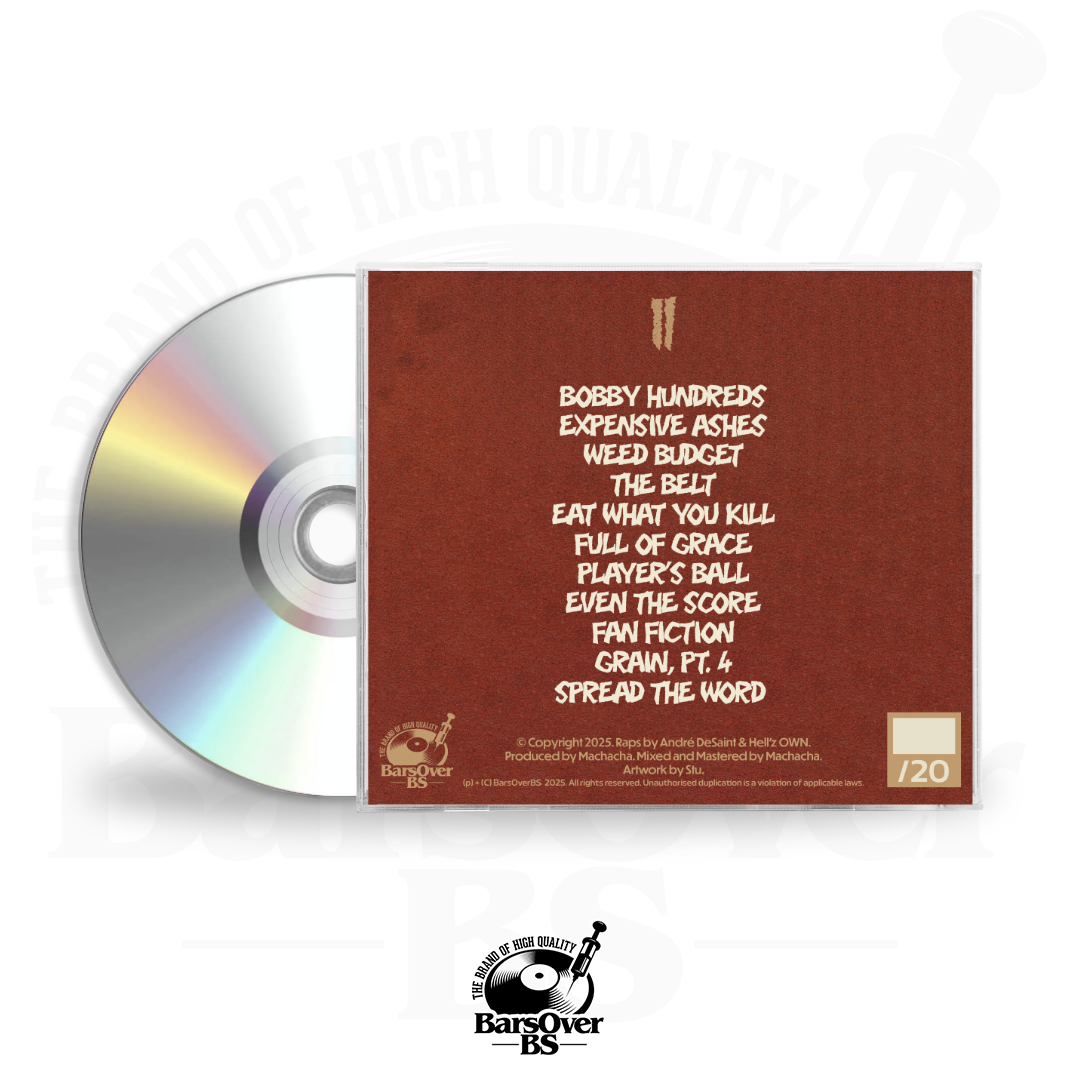 Andre Desaint x Hell'z Own x Machacha - Count The Bodies II (Jewel Case CD) (FREE SHIPPING!)