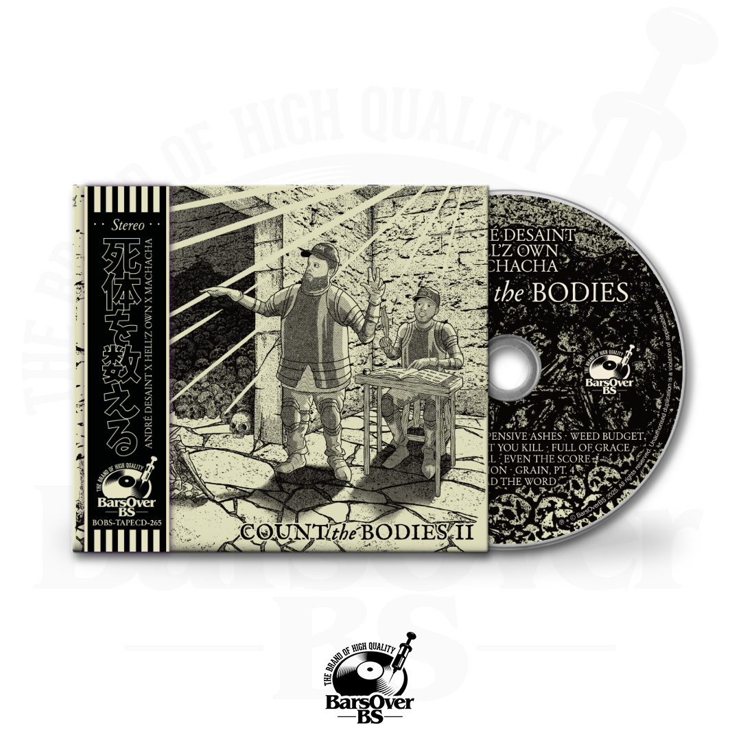 Andre Desaint x Hell'z Own x Machacha - Count The Bodies II (Alternate Cover) (Digipak CD) (FREE SHIPPING!)