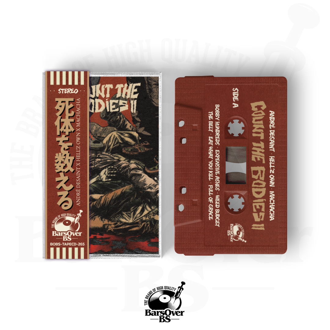 Andre Desaint x Hell'z Own x Machacha - Count The Bodies II (Cassette Tape With Obi Strip) (FREE SHIPPING!)