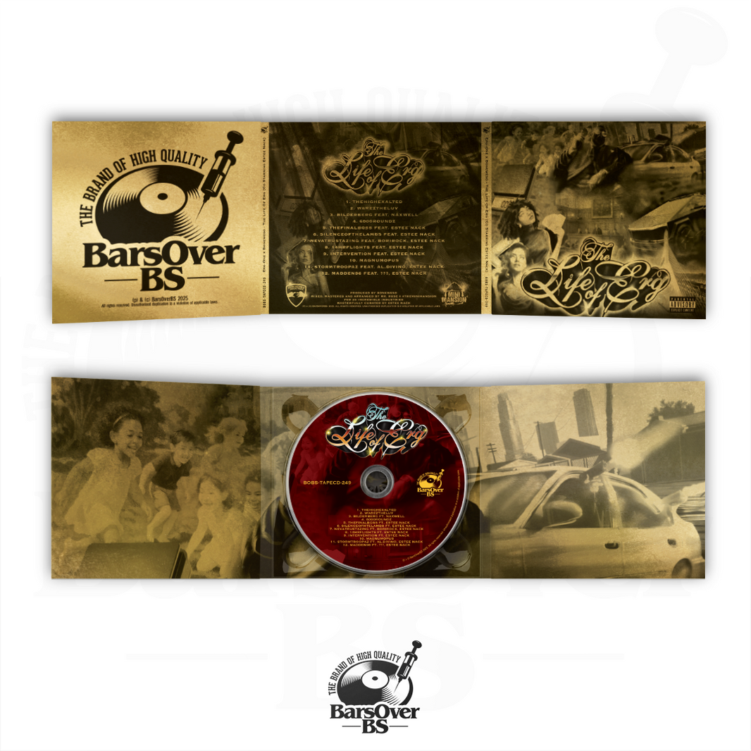 G RAP Kidd-X The Unknown CD 直筆 Erg-One x Boneweso - The Life Of Erg (Co-Starring Estee Nack