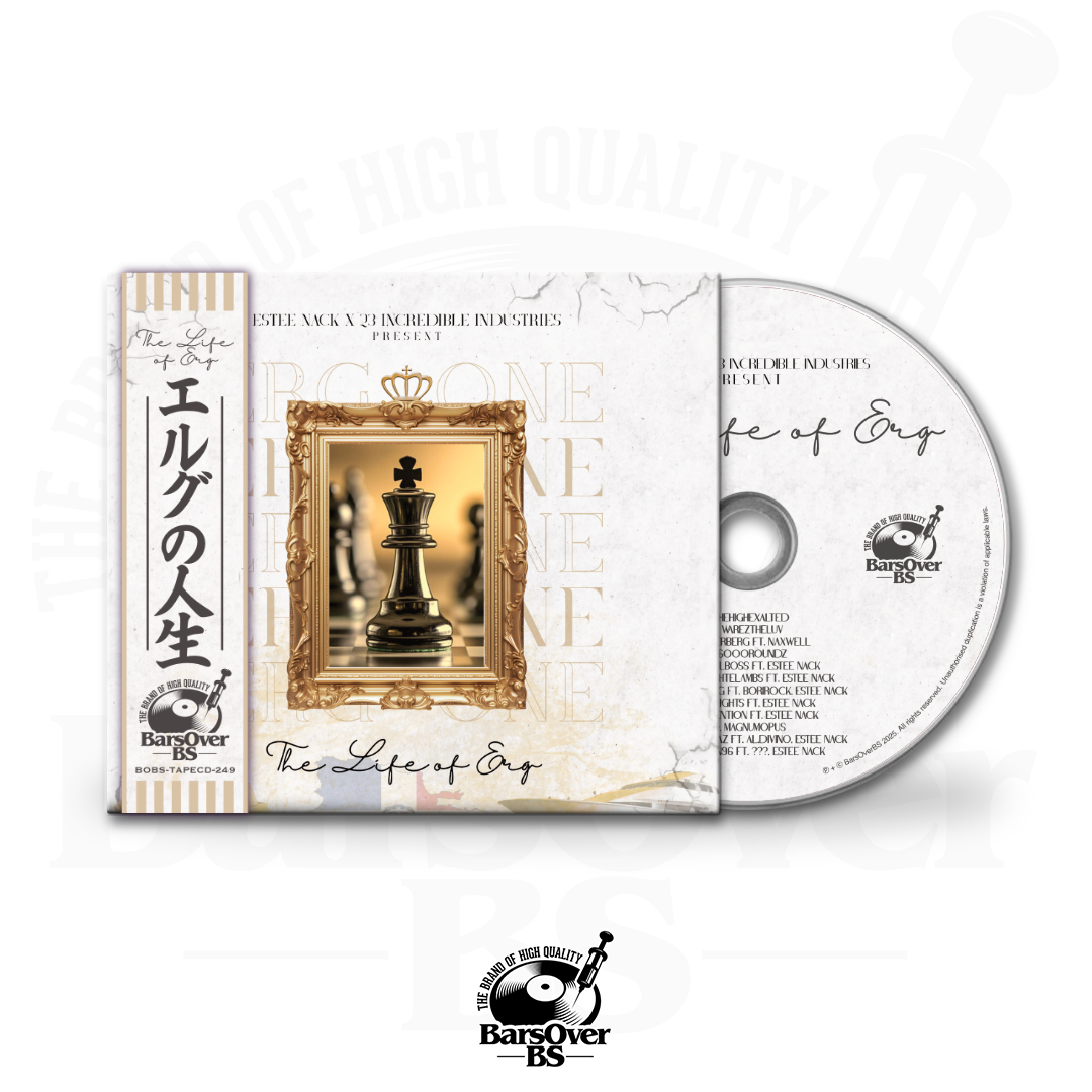Erg-One x Boneweso - The Life Of Erg (Co-Starring Estee Nack) (Alternate Cover Digipak CD With Obi Strip)