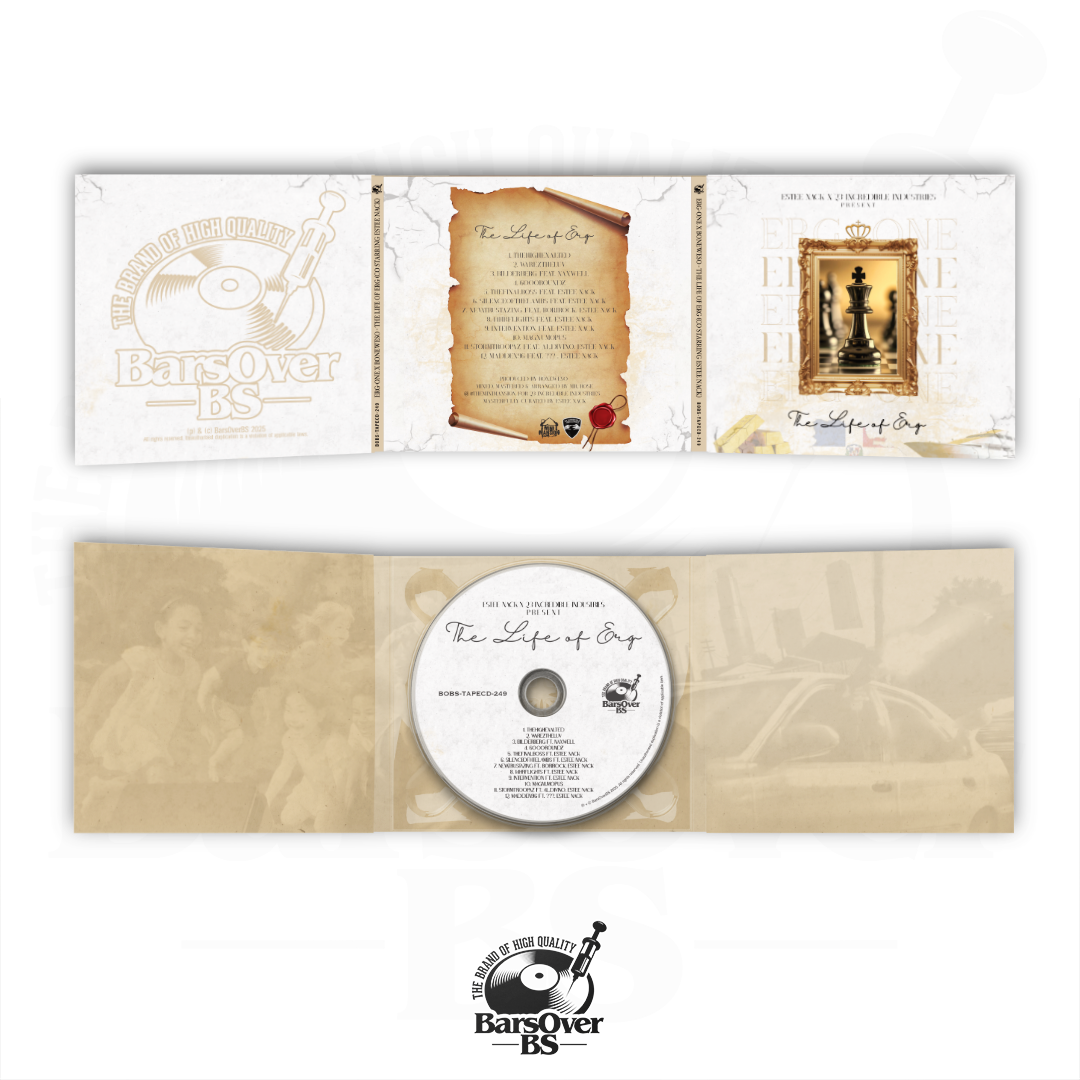 Erg-One x Boneweso - The Life Of Erg (Co-Starring Estee Nack) (Alternate Cover Digipak CD With Obi Strip)