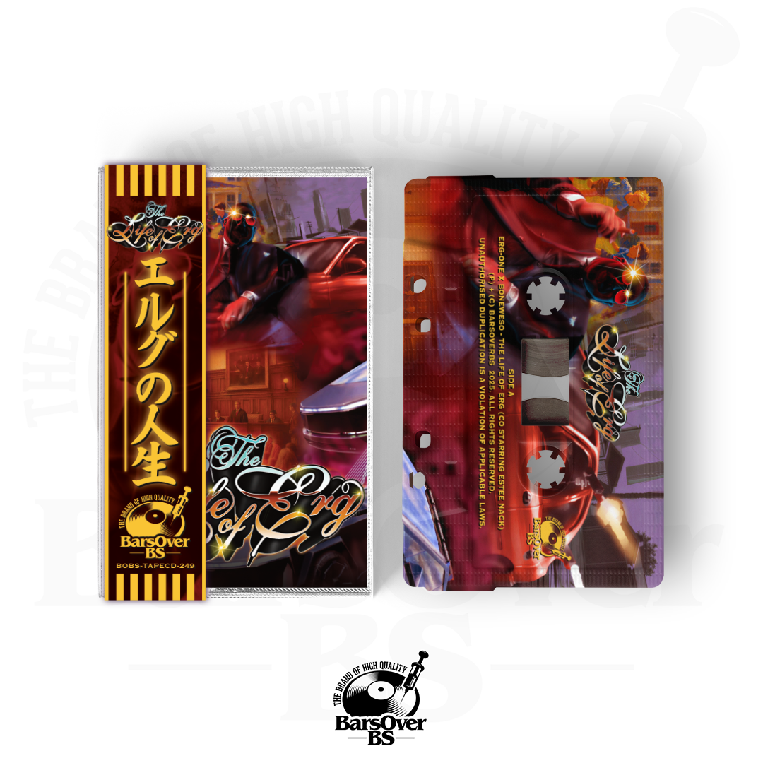 Erg-One x Boneweso - The Life Of Erg (Co-Starring Estee Nack) (Cassette Tape With Obi Strip) (ONLY 10)