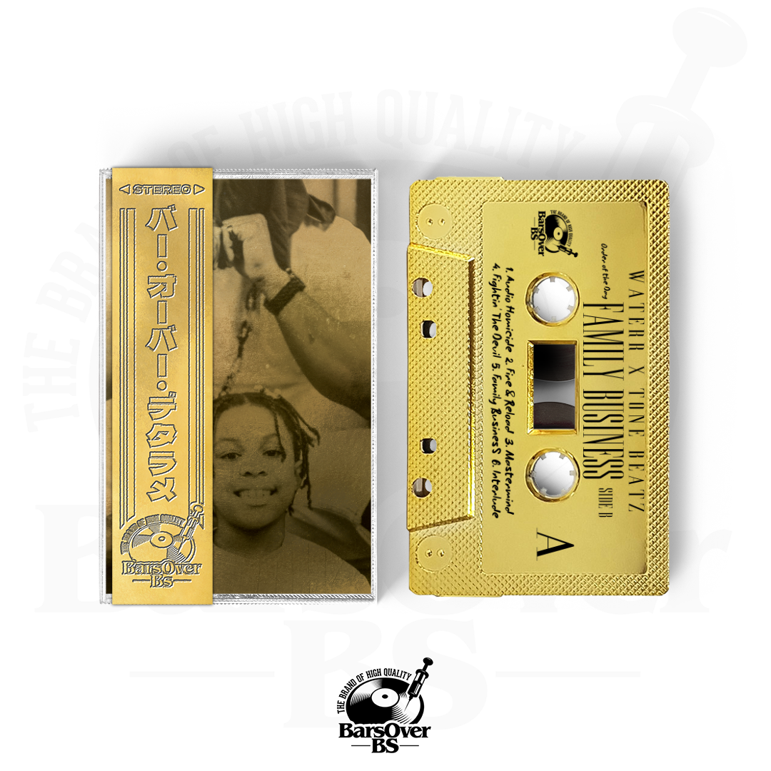 WateRR x Tone Beatz - Order Of The Day: Family Business Side B (Gold BarsOverBS Tape) (ONE PER PERSON/HOUSEHOLD)