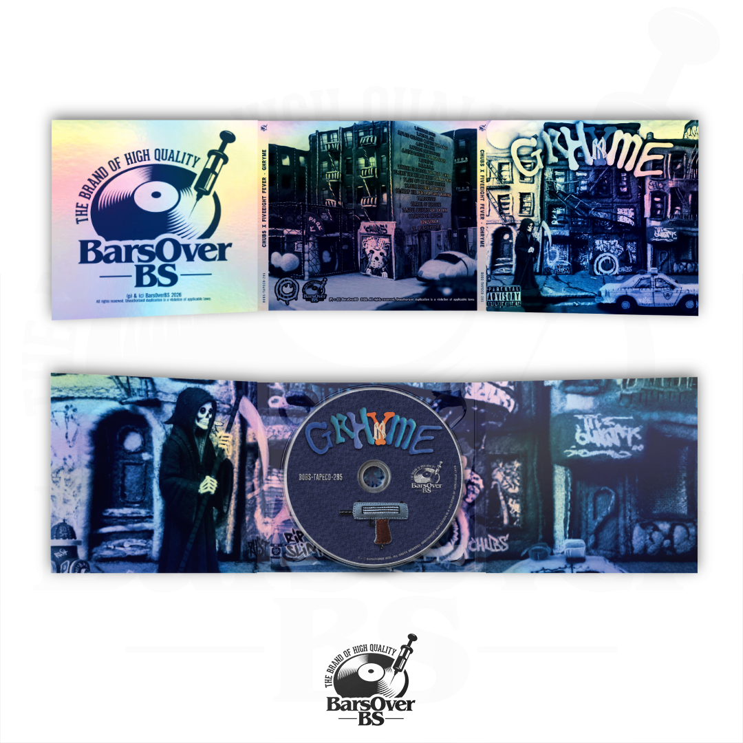 Chubs - GRhyme (BarsOverBS Holographic Digipak CD) (ONLY 5) (ONE PER PERSON)