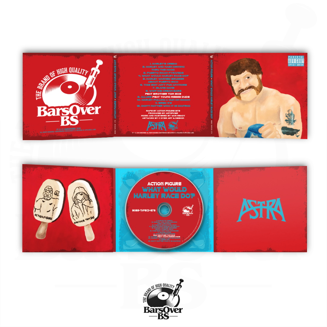 Action Figure - What Would Harley Race Do? (BarsOverBS Exclusive Album) (Main Cover) (Digipak CD With Obi Strip) (2 BONUS TRACKS)