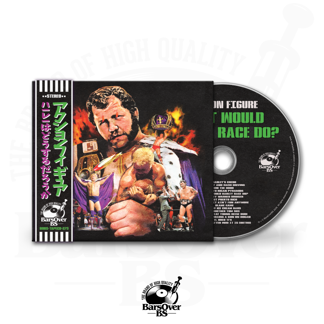 Action Figure - What Would Harley Race Do? (BarsOverBS Exclusive Album) (Alternate Cover) (Digipak CD With Obi Strip) (2 BONUS TRACKS)