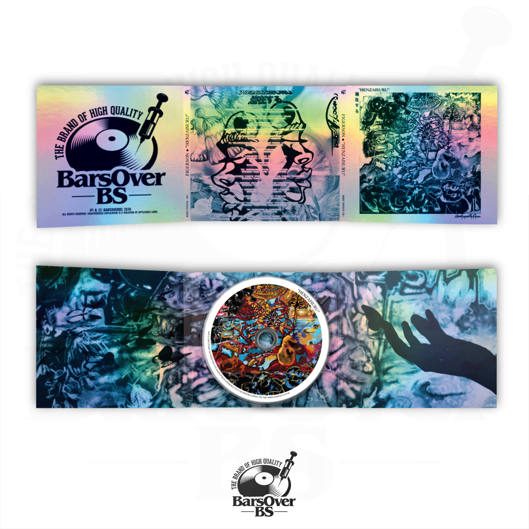 Figerson - Henzaisuru (Alternate Cover) (BarsOverBS Holographic Digipak CD) (ONLY 5) (ONE PER PERSON)