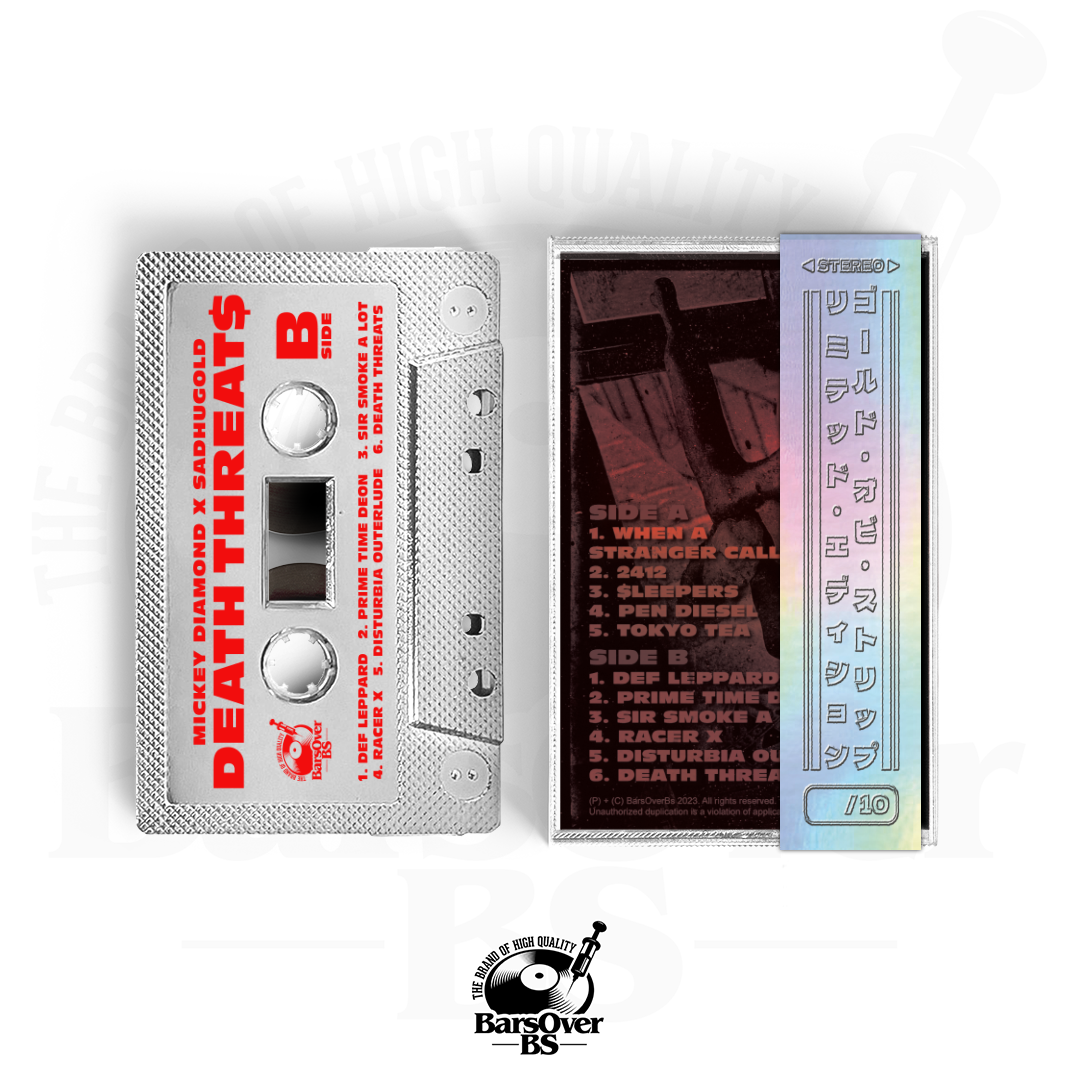 Mickey Diamond - Death Threats (Retro Holographic Tape) (ONE PER PERSON/HOUSEHOLD)