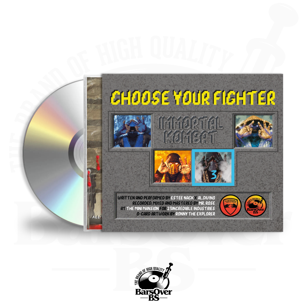 Estee Nack x AL Divino - ImmortalKombat (Special O-Card Jewel Case CD) (Cover 3) (Glass Mastered CD)