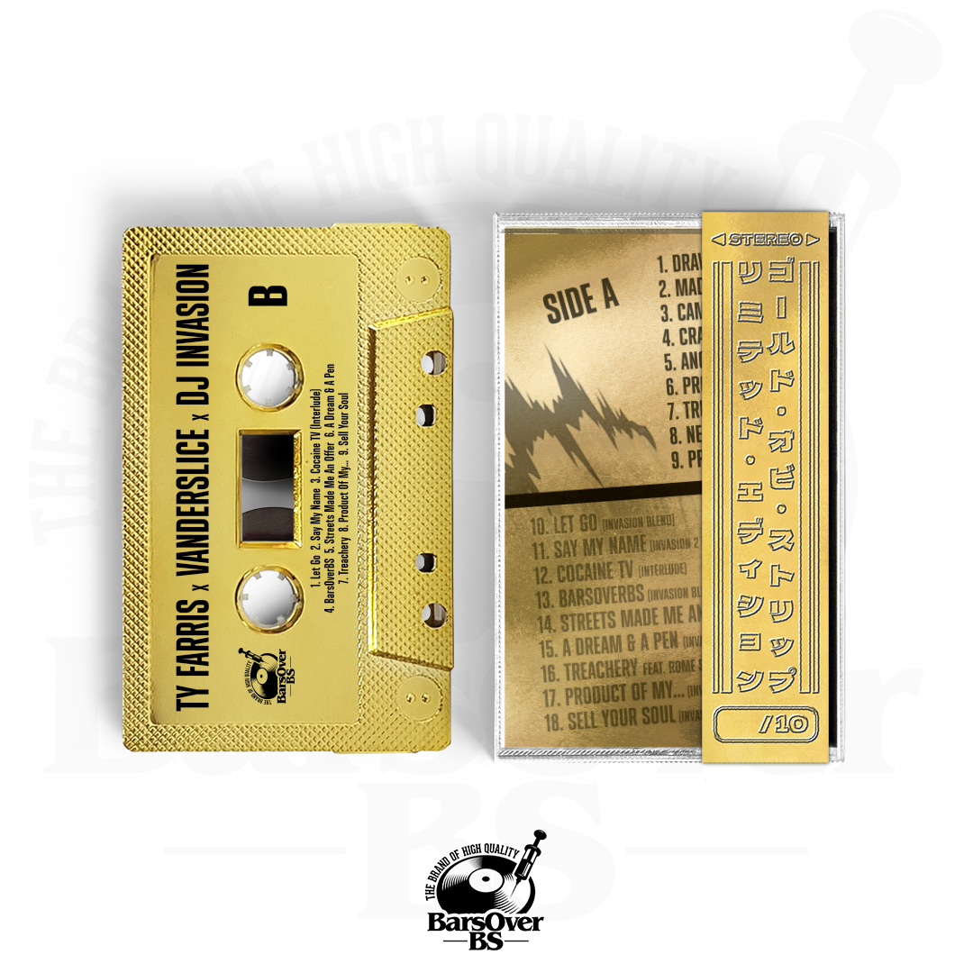 Dj Invasion Presents - Ty Farris Vs Vanderslice (Gold BarsOverBS Tape) (ONE PER PERSON/HOUSEHOLD)