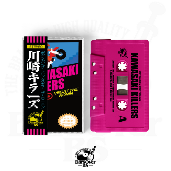 Vega7 The Ronin x Body Bag Ben - Kawasaki Killers (Cassette Tape With Obi Strip) (VERY LIMITED)