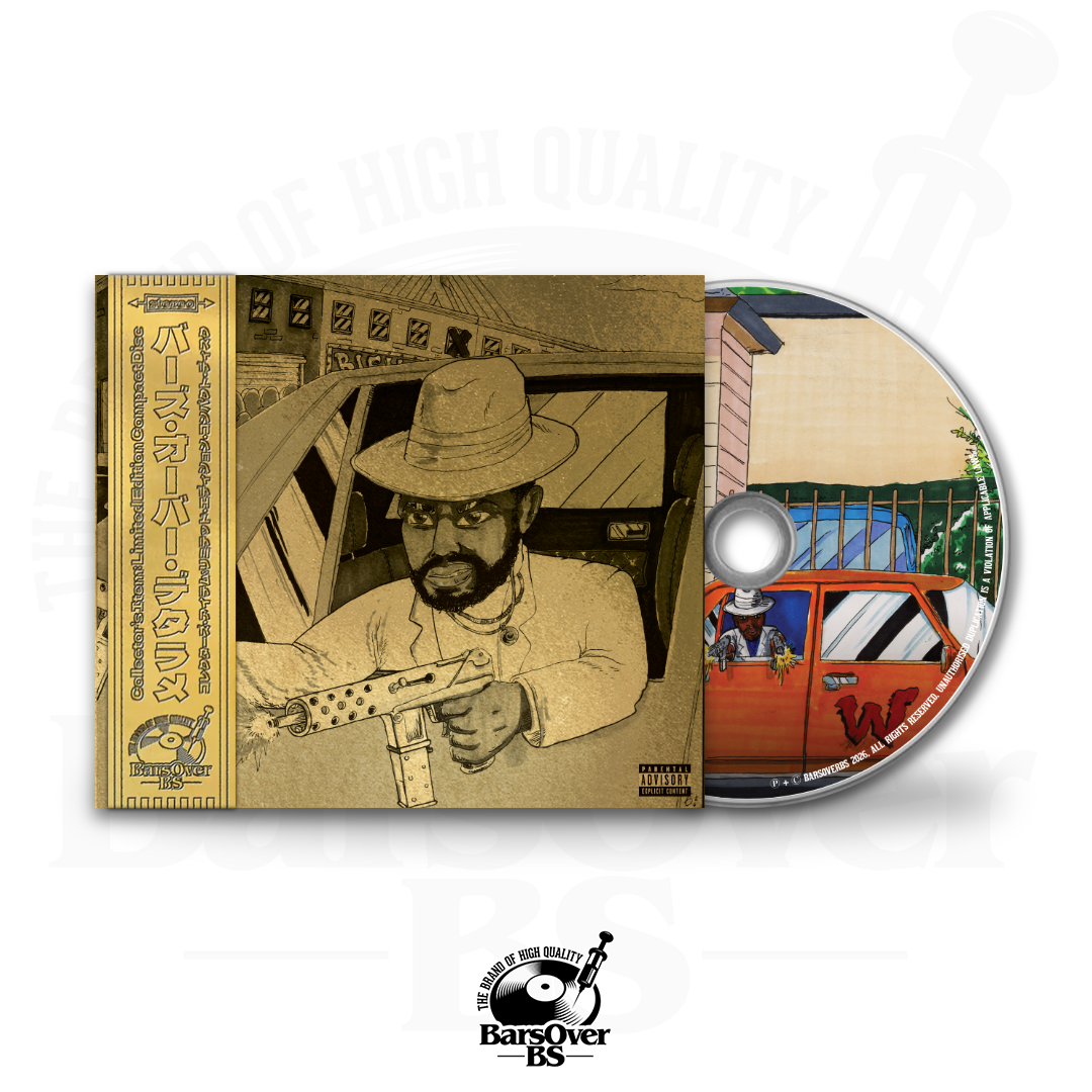Kil The Artist x DeevoDaGenius - Kil Tech (Main Cover) (BarsOverBS Gold Digipak CD) (ONE PER PERSON)