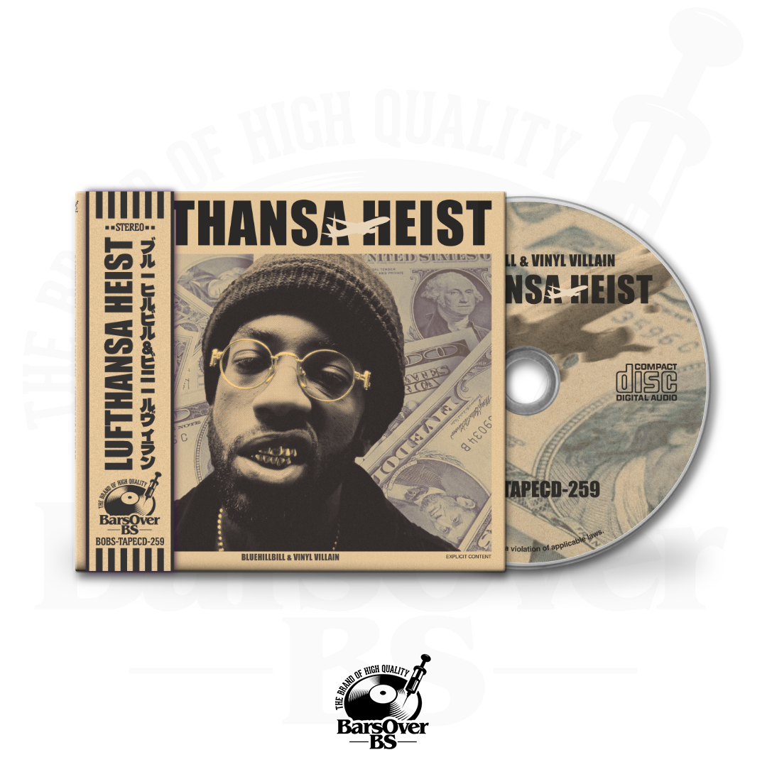 BlueHillBill x Vinyl Villain - The Lufthansa Heist (Digipak CD)