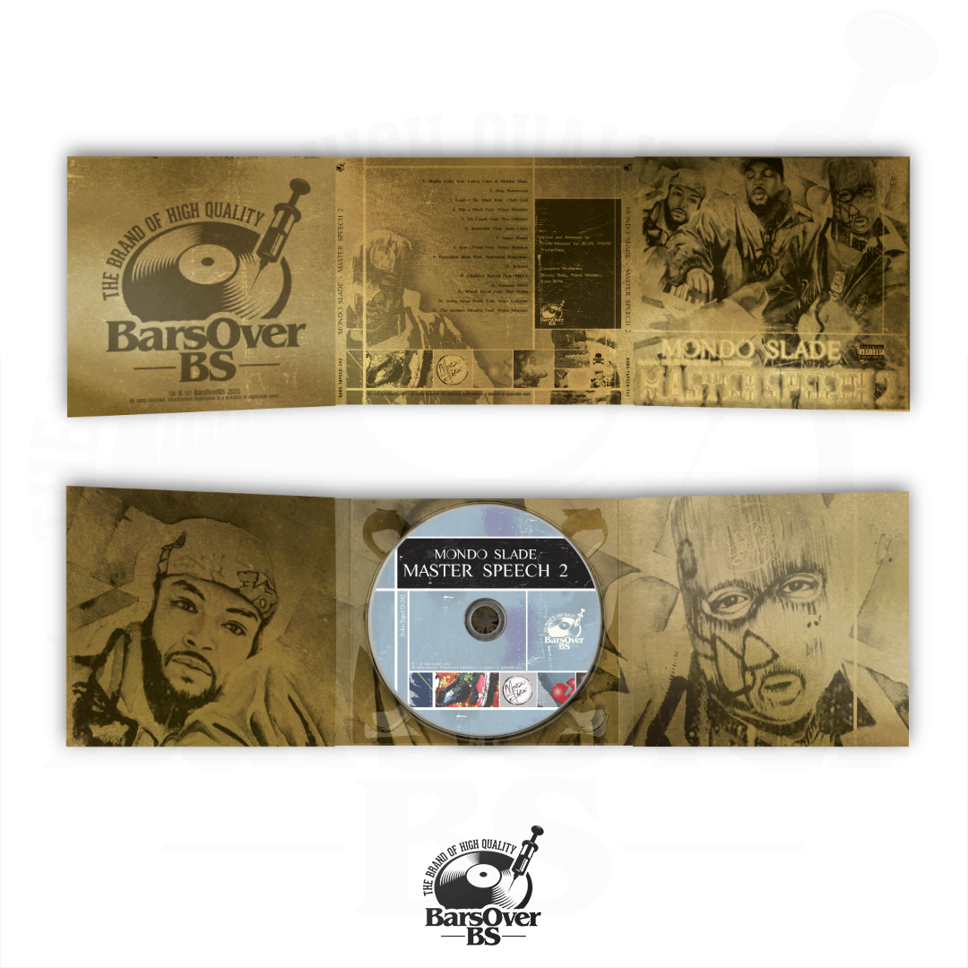 Mondo Slade - Master Speech 2 (BarsOverBS Gold Digipak CD) (ONLY 10)