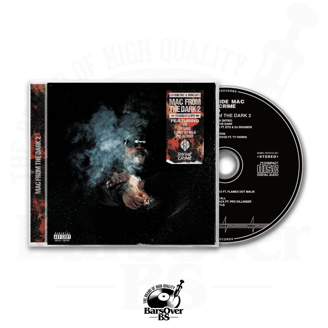 Southside Mac x Divine Crime - Mac From The Dark 2 (Jewel Case CD) (Available Until Sunday 11:59PM EST)